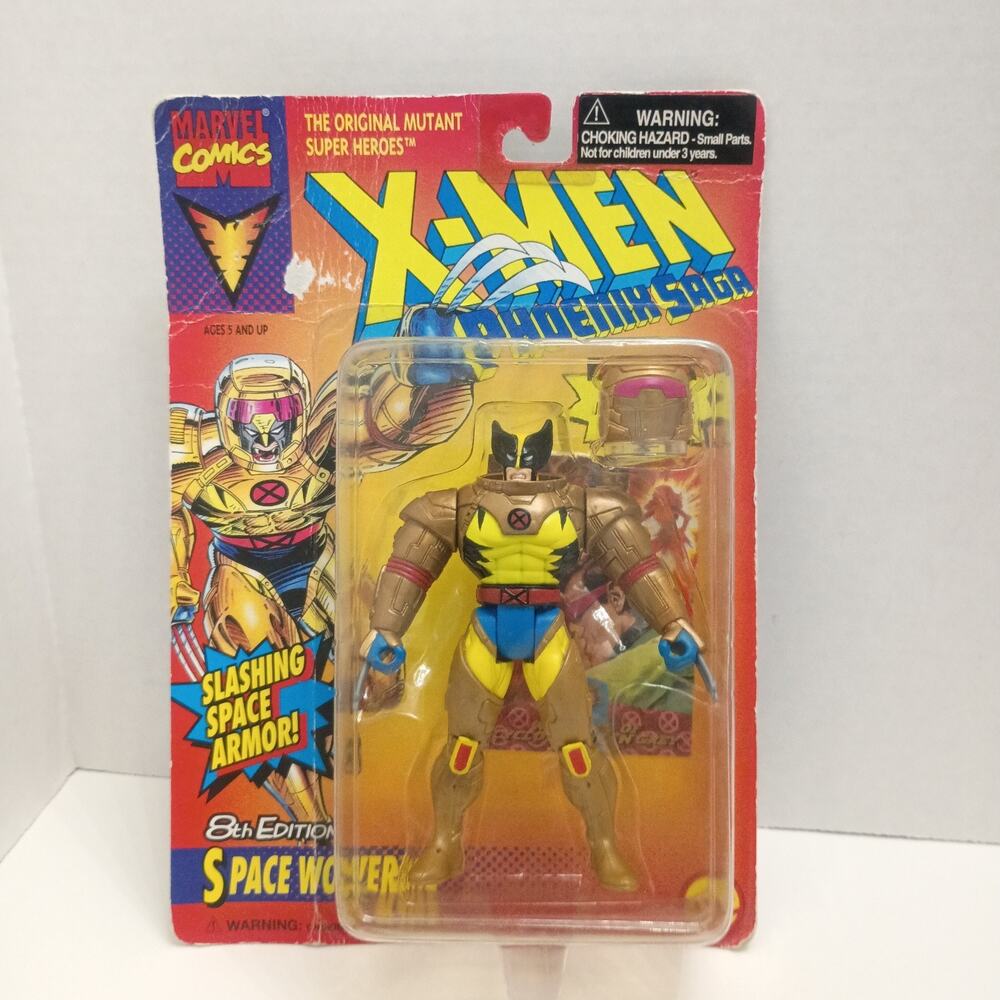 Vintage X-Men Phoenix Saga Space Wolverine VIII Toy Biz 1995 Action Figure MOC